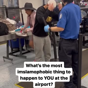Muslim Gets STOPPED at The Airport! (FUNNY) #shorts