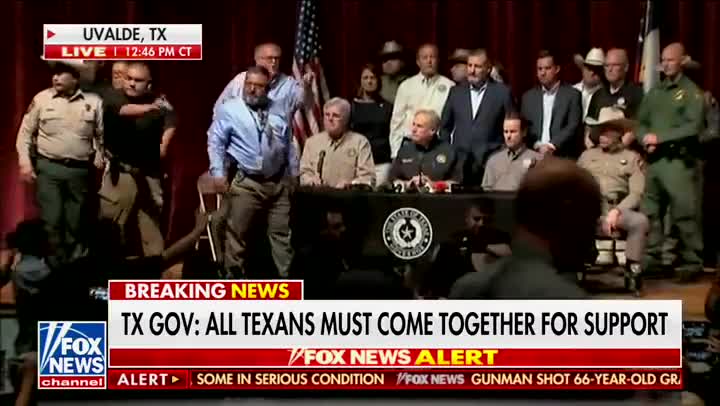 BREAKING: Beto O’Rourke shamefully disrupts Greg Abbott’s press conference on the Uvalde shooting