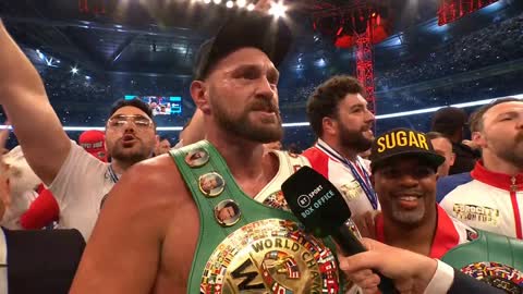 Tyson Fury gives Glory to Jesus Christ. Sends shivers with, "My England... We are Sparta !!!..."