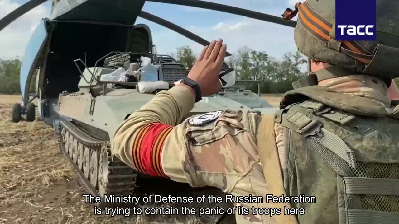 The Ministry of Defense of the Russian Federation is trying to contain the panic of its troops with