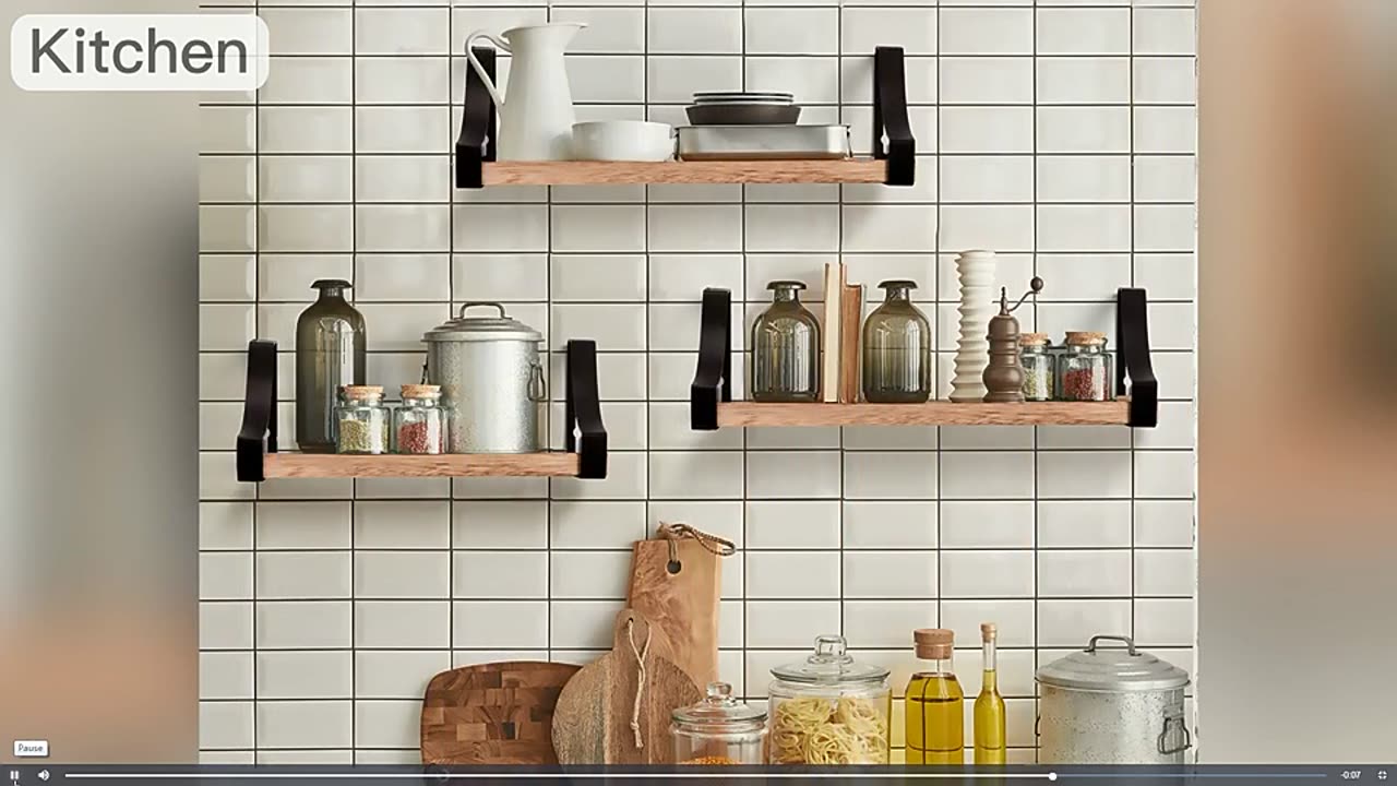 Wall Mounted Shelves