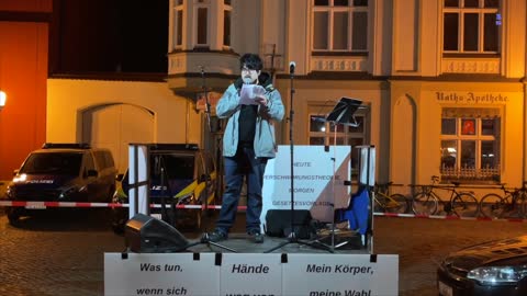 Greifswald: Redebeitrag von Dennis 07-02-2022