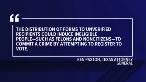 Hero AG Ken Paxton Warns Harris County on Sending Out Ballots to "Unverified Recipients"