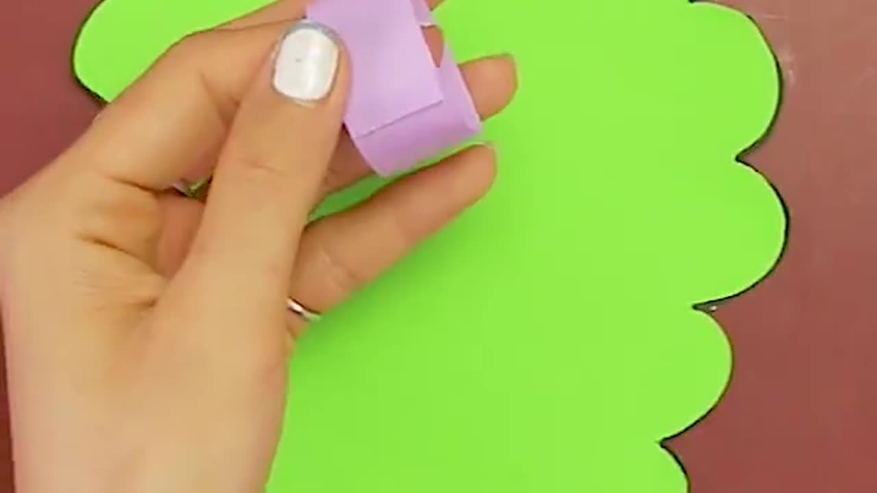 How to make Grape From Paper! Fruit Craft for Kids