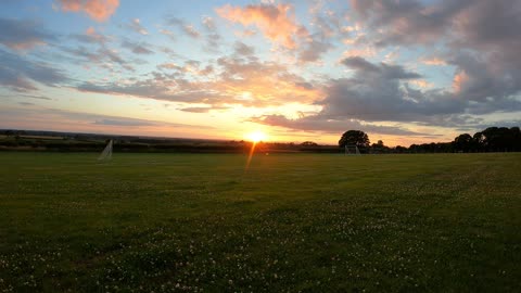 Go pro time lapse of the sky in Cumbria at Hayton Hideaways Cumbria