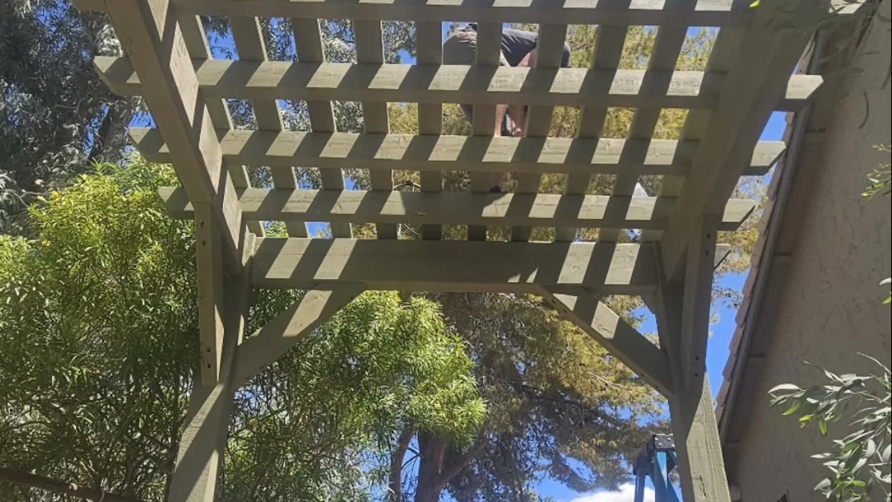 Gilbert Pergola Installation