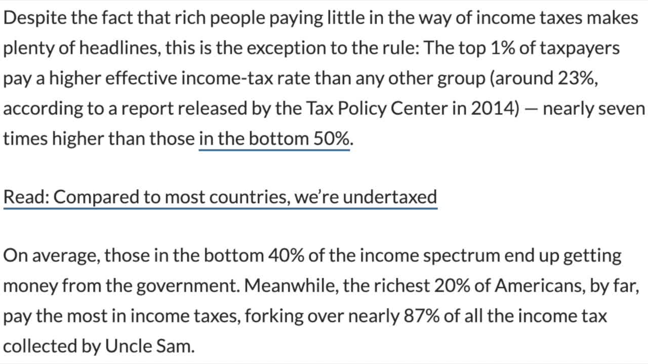 Biden Lies About Rich Paying “Their Fair Share”