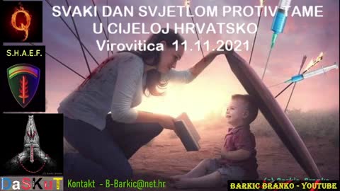 SVAKI DAN SVJETLOM PROTIV TAME U CIJELOJ HRVATSKO - Virovitica 11.11.2021