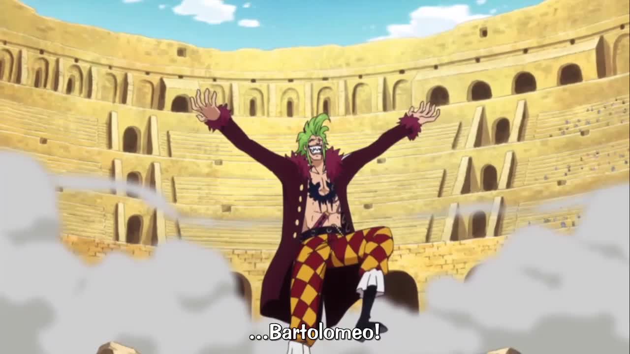 One Piece – Bartolomeo shows his skill for first time