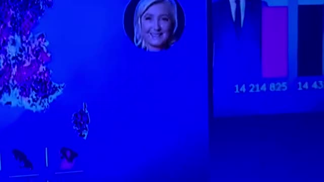 Rigged Election: The moment before the final result (Macron Lost)