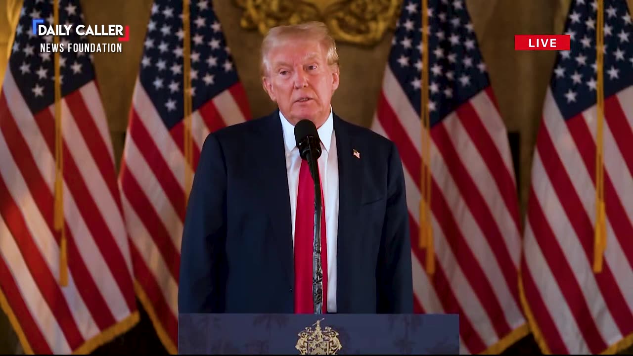 Trump CALLS OUT Kamala Harris During EXPLOSIVE Speech at Mar-a-Lago