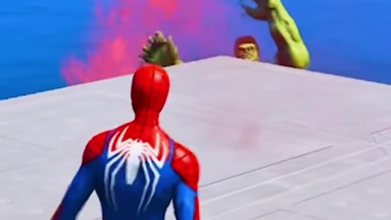 GTA 5 Epic Water Ragdolls Spider Man vs Hulk