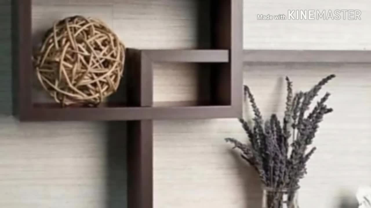 How To Make Cardboard Wall Shelf | DIY Cardboard Wall Decor