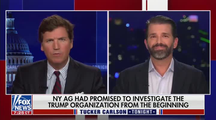 Donald Trump Jr. Says New York AG Is Persecuting Her Political Enemies