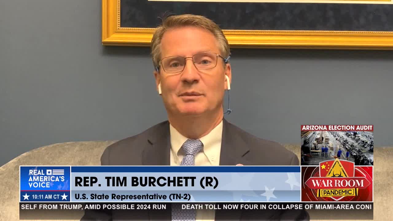 Rep. Tim Burchett Calls To Declassify All Intelligence On UFOs