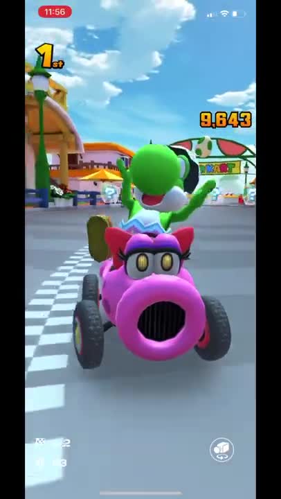 Mario Kart Tour - Turbo Birdo Kart Gameplay (Trick Tour Token Shop Reward)