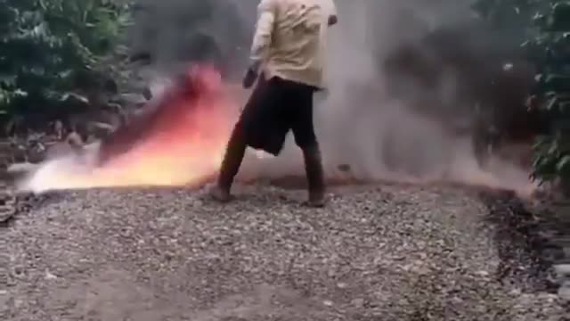Playing with fire And create Road