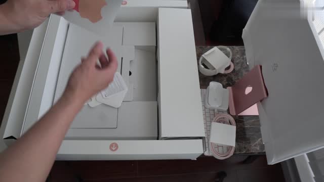 Unboxing my Pink Imac 24" (2021)