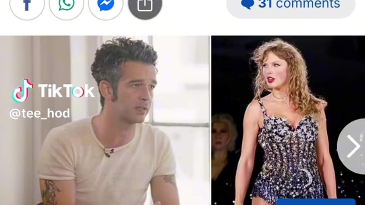 1975 Frontman Matt Healy Takes Subtle Dig At Taylor Swift!