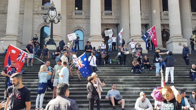 Dynamic Drumming ( Part Two ) at Parliament House Melbourne 23 04 2022