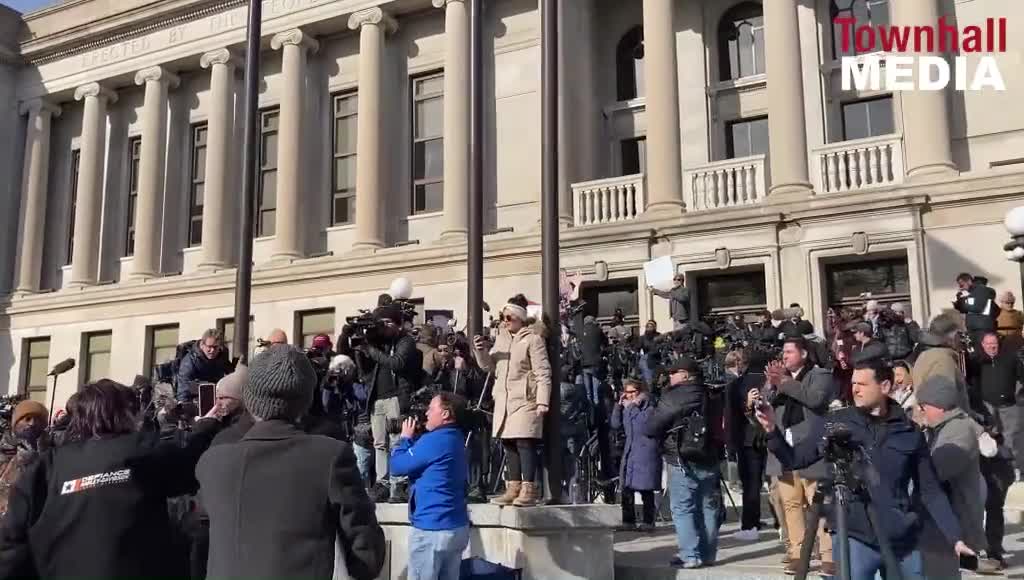 Crowd ERUPTS In Cheers Outside Courthouse As Rittenhouse Is Found Not Guilty