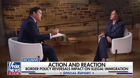 Vice President Kamala Harris Grilled On Pivotal Issues With Bret Baier