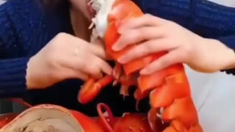 Big lobster mukbang
