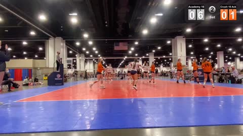 Denver Crossroads vs Academy 16 Match 1 Set 2