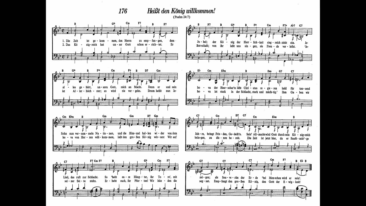 Heißt den König willkommen! (Lied 176 aus Singt Jehova Loblieder)