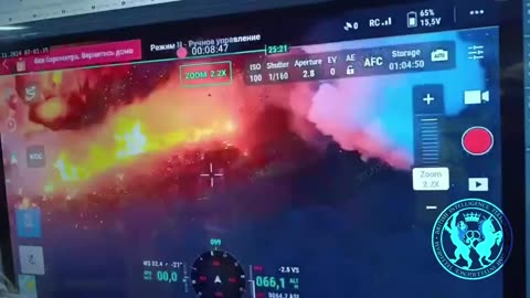 Insane Detonation of a Russian Ammunition Truck