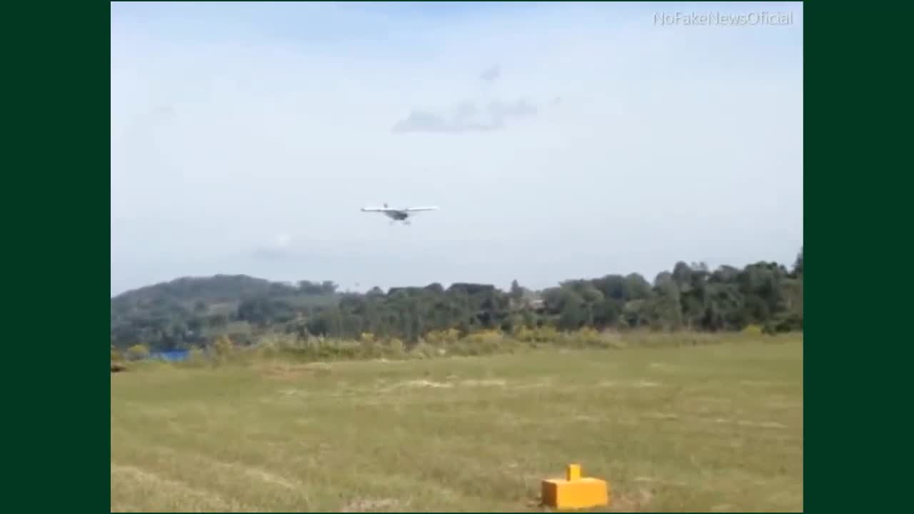 SINGLE ENGINE PLANE NOT HAPPY LANDING