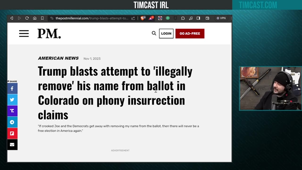 Trump Trial USES TIMCAST IRL Clip AS EVIDENCE, Trump BLASTS Attempts To Remove Him As ‘ILLEGAL’