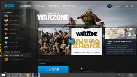 como descargar warzone