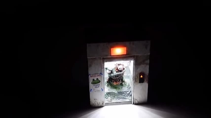 The 'Zombie Frog in the Elevator' film-level effect, the final effect is shocking