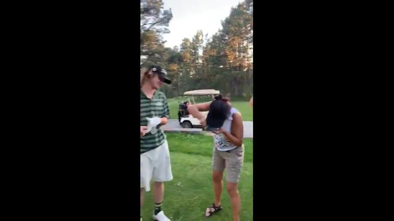 Mom shotguns beer but routine goes horribly wrong