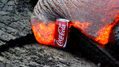 What Happen if you put Coke in Lava