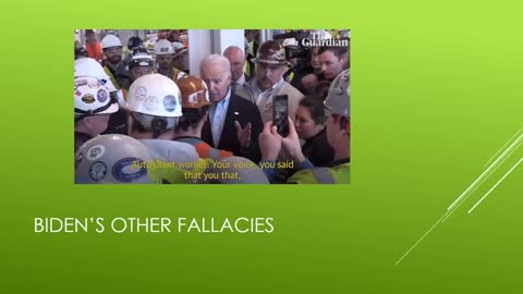 Joe Biden's Error in Reasoning