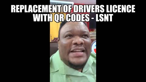 THE ELITES REIGN! QR CODES WILL REPLACE DRIVERS LICENCE YOU KEEPING UP!