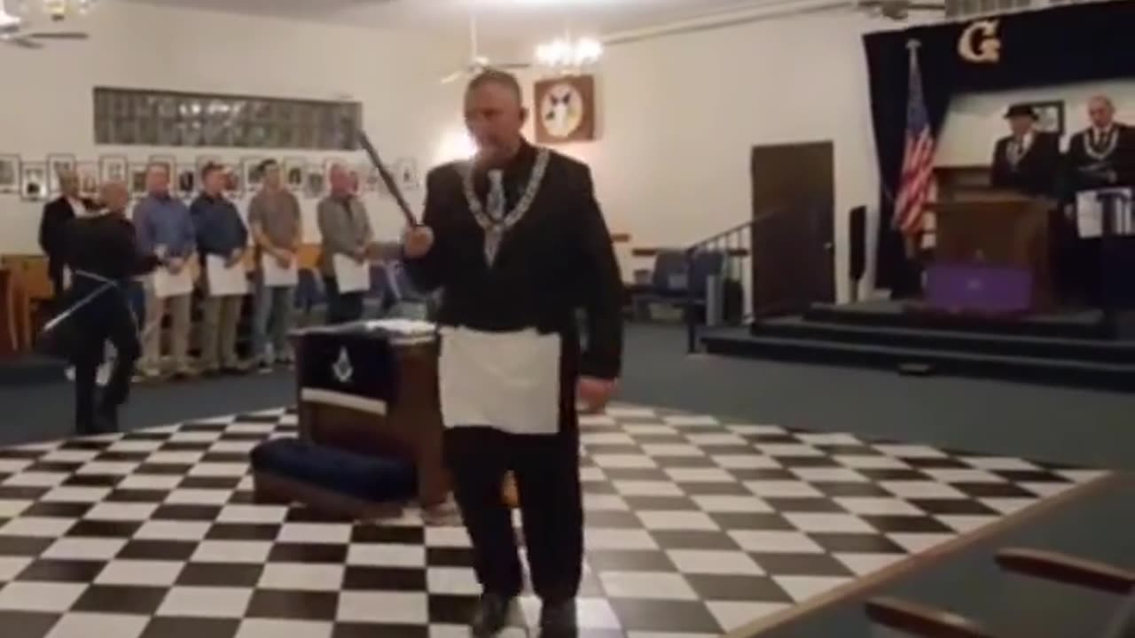 Freemason Master Ceremony Initiation Ritual – Caught on Undercover Hidden Camera