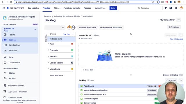 COMO INICIAR UMA NOVA SPRINT 🐶 | AULA #11 | JIRA SOFTWARE BÁSICO