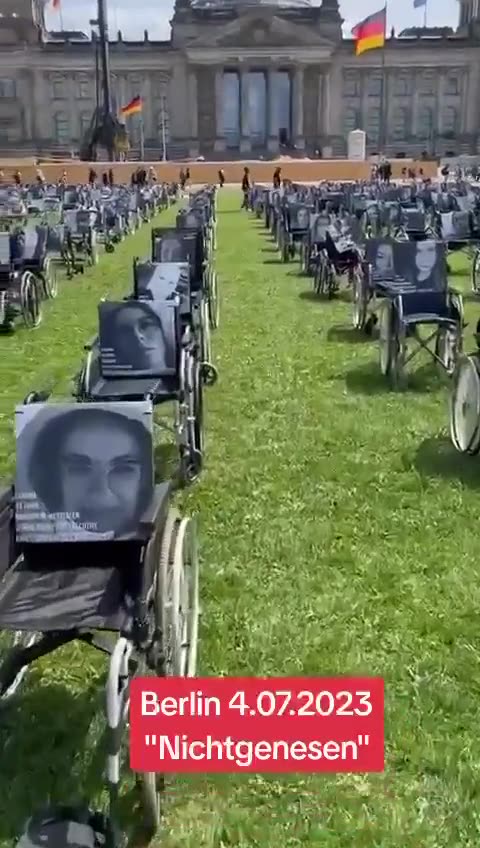 German exhibit of vaccine injured_2023