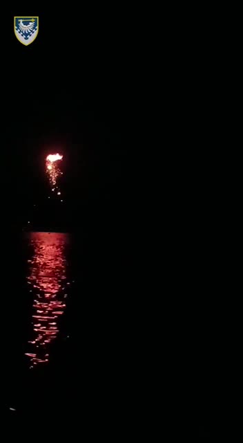 Incredible Footage of Ukrainian AAA Units Firing on Russian Drones Outside of Odessa Overnight