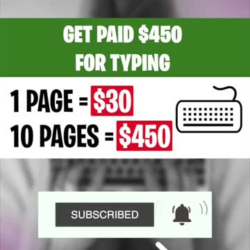 Earn $450 TYPING NAMES FOR FREE! #Shorts