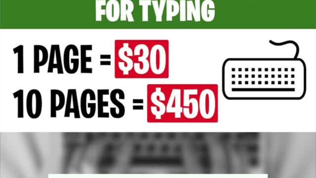 Earn $450 TYPING NAMES FOR FREE! #Shorts