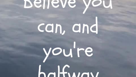 Love yourself, and never give up. Believe you can, and you're halfway there. 💯✨ #love #motivation