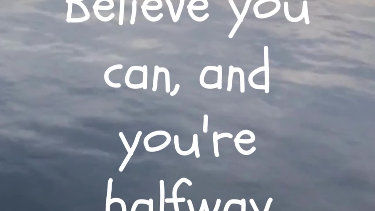 Love yourself, and never give up. Believe you can, and you're halfway there. 💯✨ #love #motivation