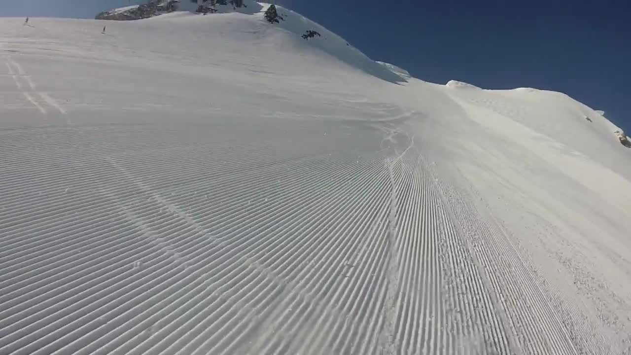 Mammoth mountain ski attempt