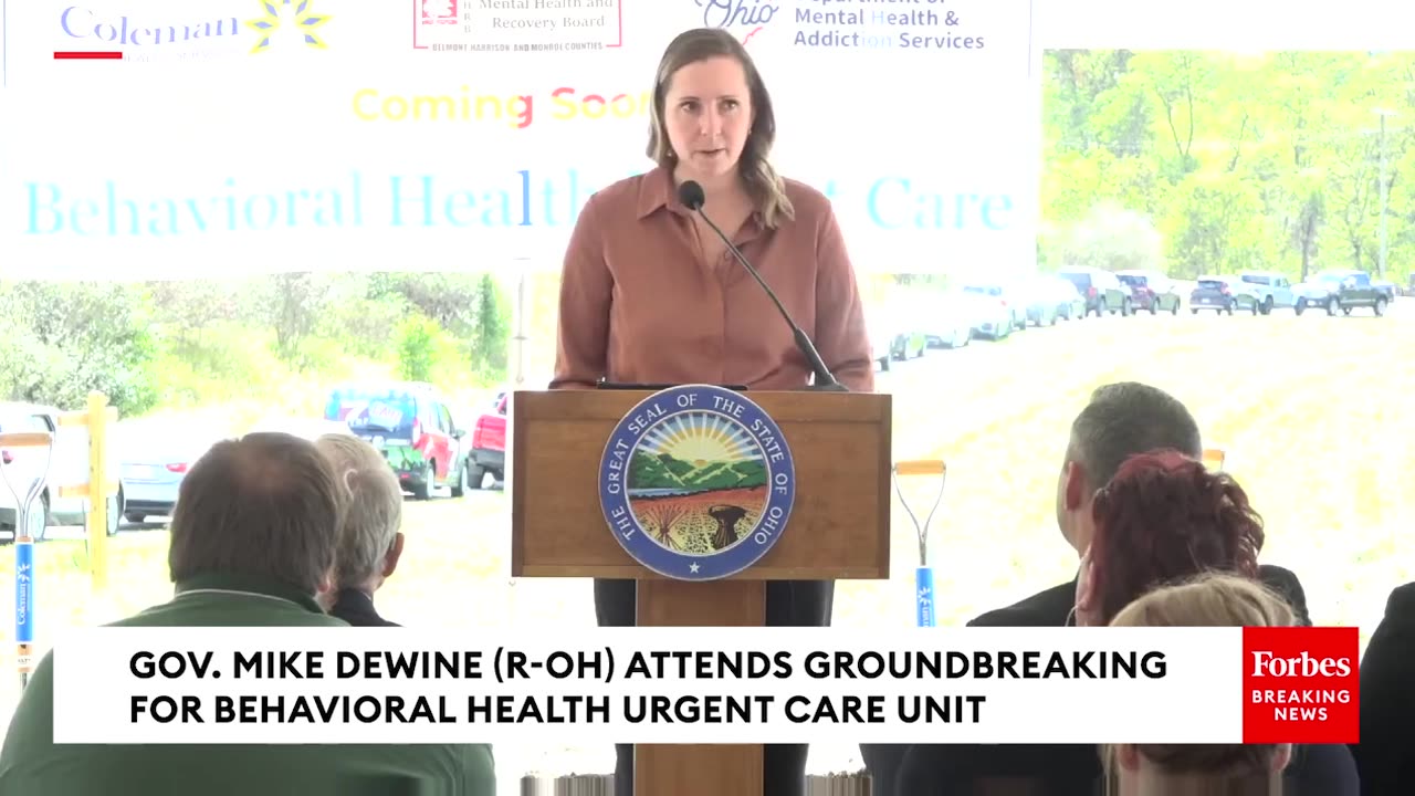 Ohio Gov. Mike DeWine Attends Groundbreaking For New Behavioral Health Urgent Care Center