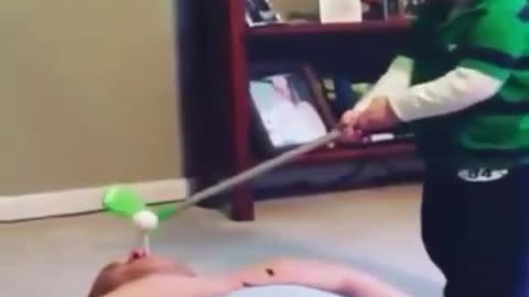 the ball or the head