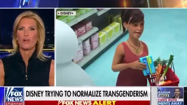 Disney trying to normalize Transgenderism.